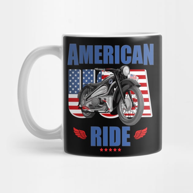 American Ride, Motorcycle, Biker, Motorcycle Gift, Motorcycle, Motorcycle, Motorcycle, Motorbike, Bike by DESIGN SPOTLIGHT